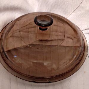 Vision Pyrex lid cranberry